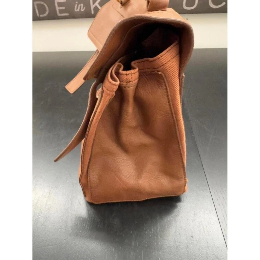 Yves Saint Laurent Muse Two Satchel Tan Leather Gold Hardware Medium